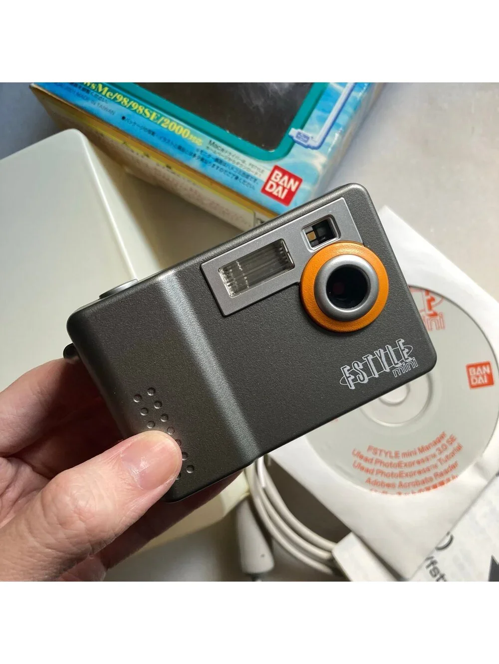 Bandai Fstyle mini Lofi Digital Toy Camera Vintage Retro Y2K Tested